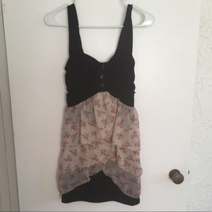 Rue 21 black and floral dress